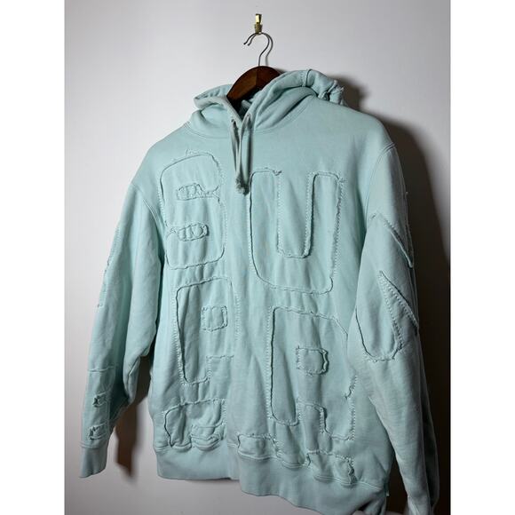 supreme cut out letter hooded sweatshirt - Picture 3 of 7